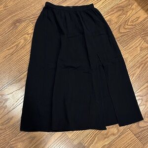 J. Crew Side-slit soft gauze maxi skirt